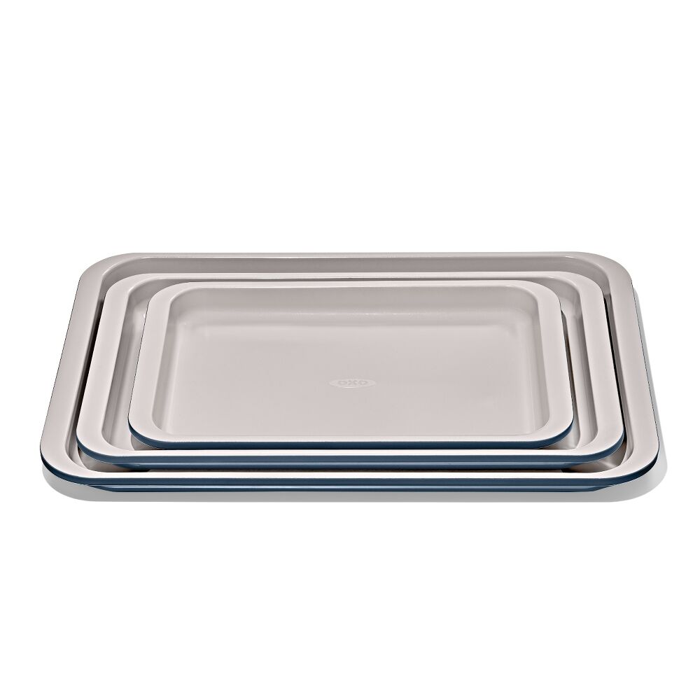 Non-Stick Pro Ceramic Coated Metal Bakeware 3 Pc Set N7