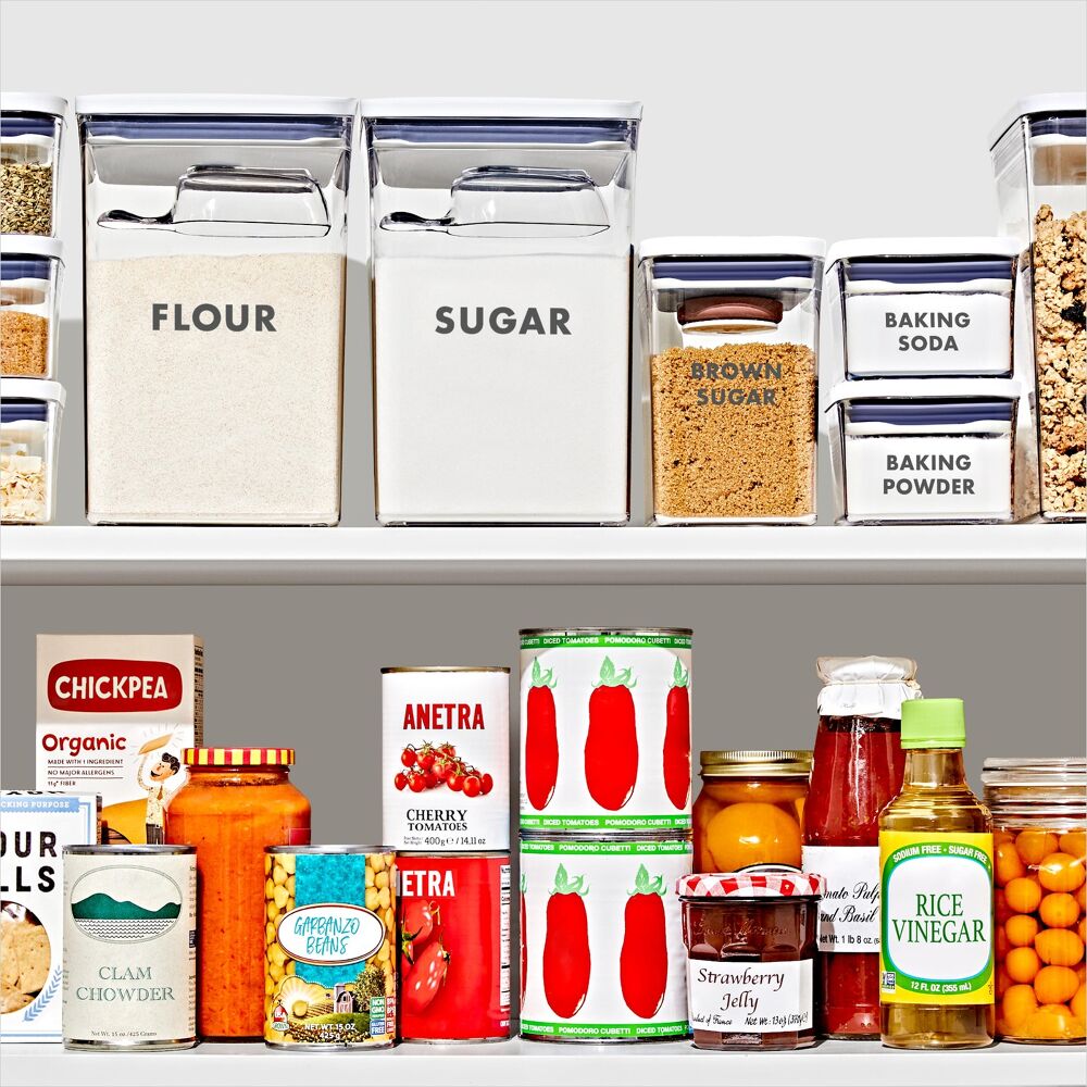 2-Piece Prelabeled POP Container Set with Scoop I3