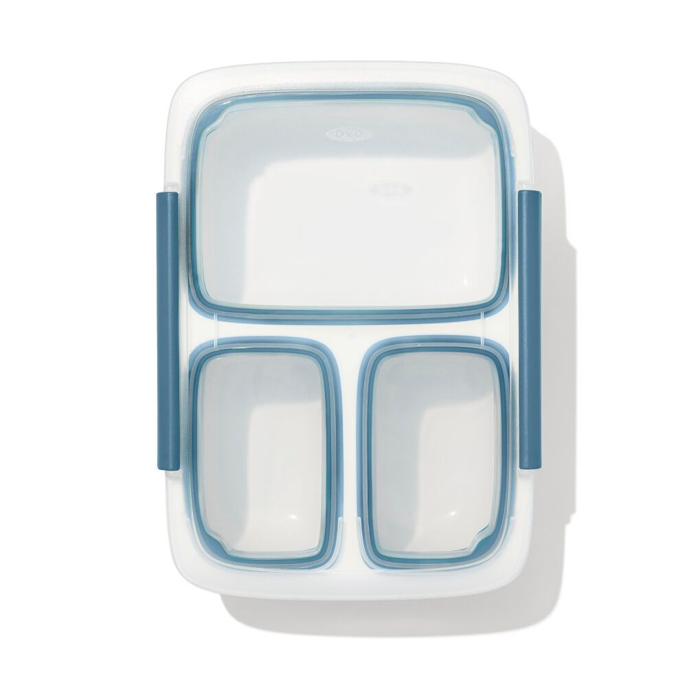 Prep & Go 4.1-Cup Divided Container - Ocean Blue G4