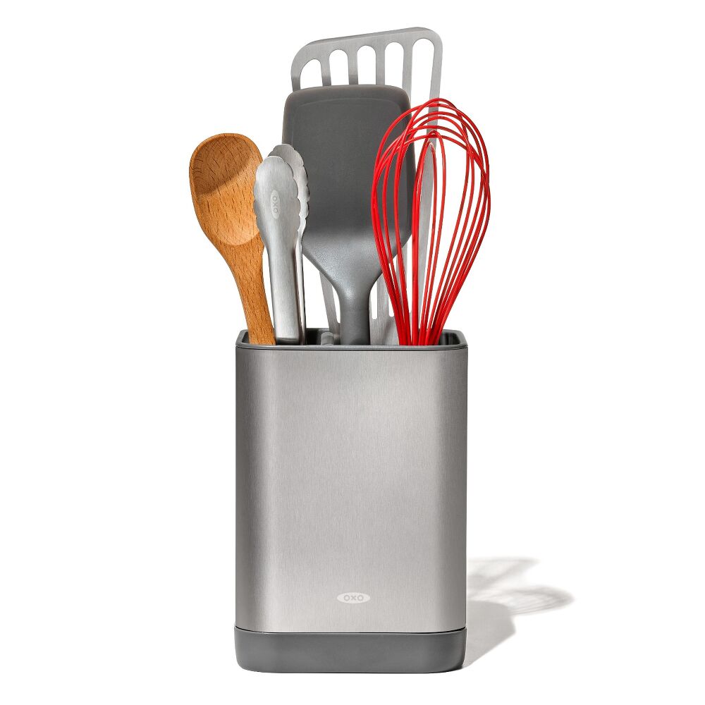 Adjustable Stainless Steel Utensil Holder - Small Y3