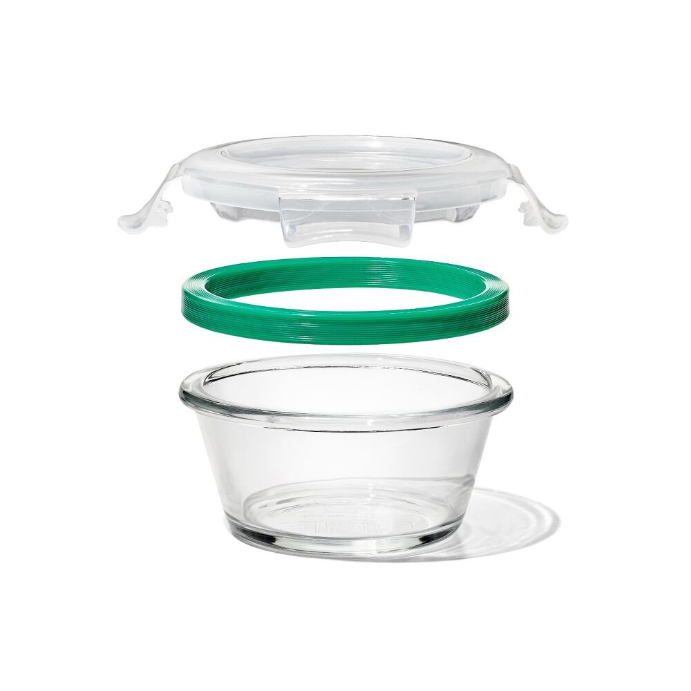 Smart Seal 8-Piece1 Cup Glass Round Container Set W1