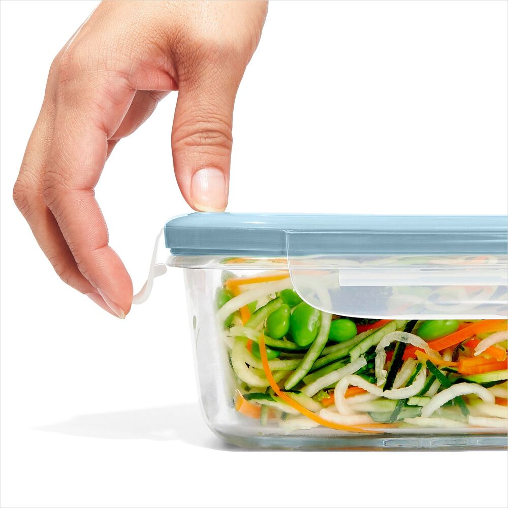 16-Piece Smart Seal Glass Everyday Container Set - Arctic Blue D5