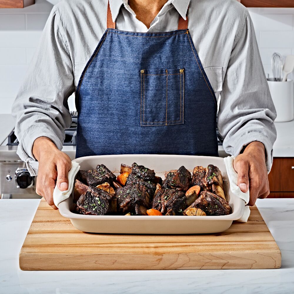 2 Qt Square Stoneware Baking Dish Y4