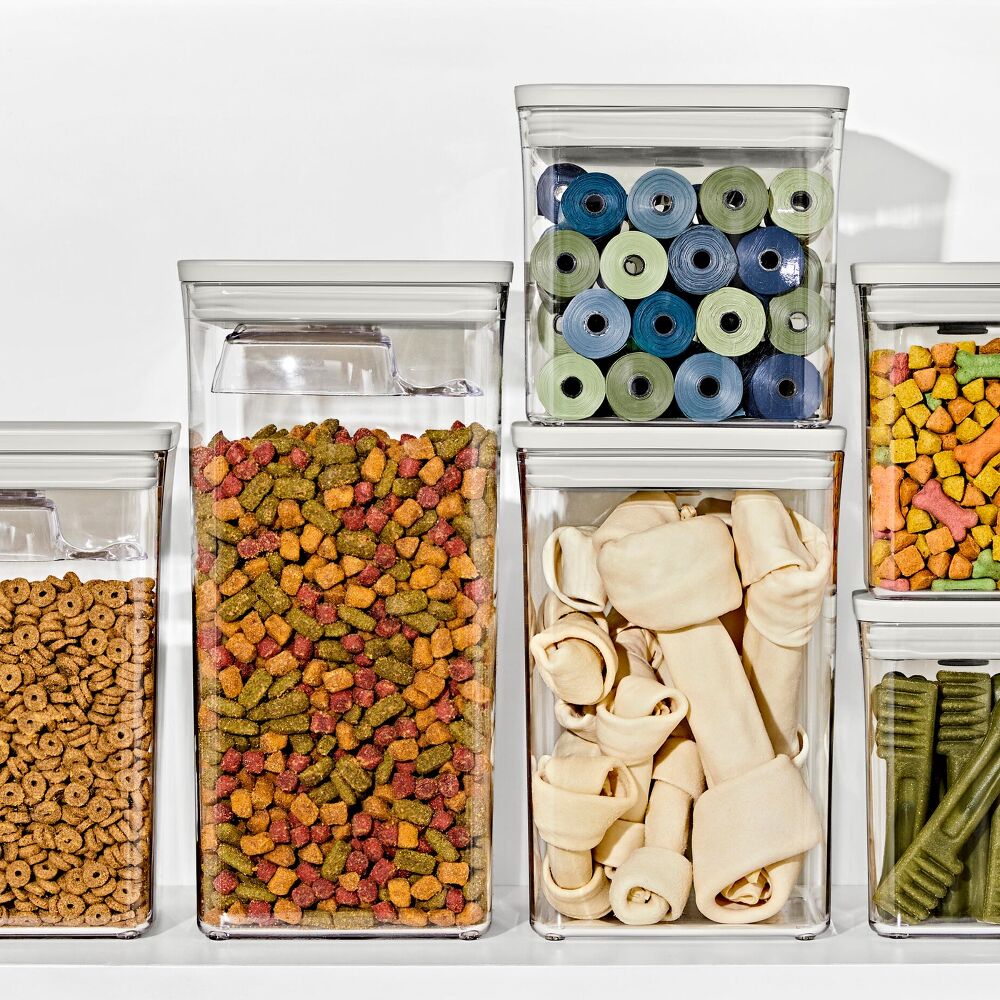 OXO Pet POP Container — Small Square Short — 1.1 Qt/1 L O0