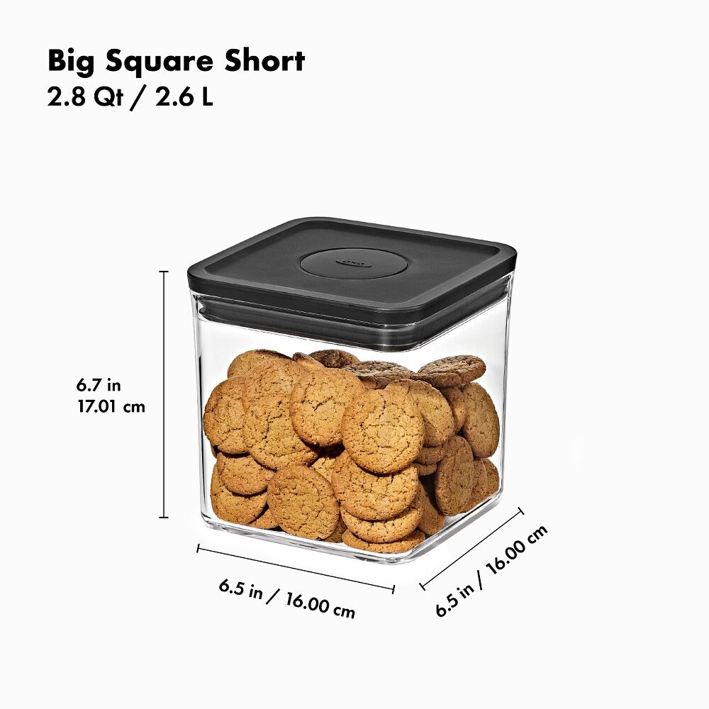 POP Container - Big Square Short (2.8 Qt/2.6 L) H1