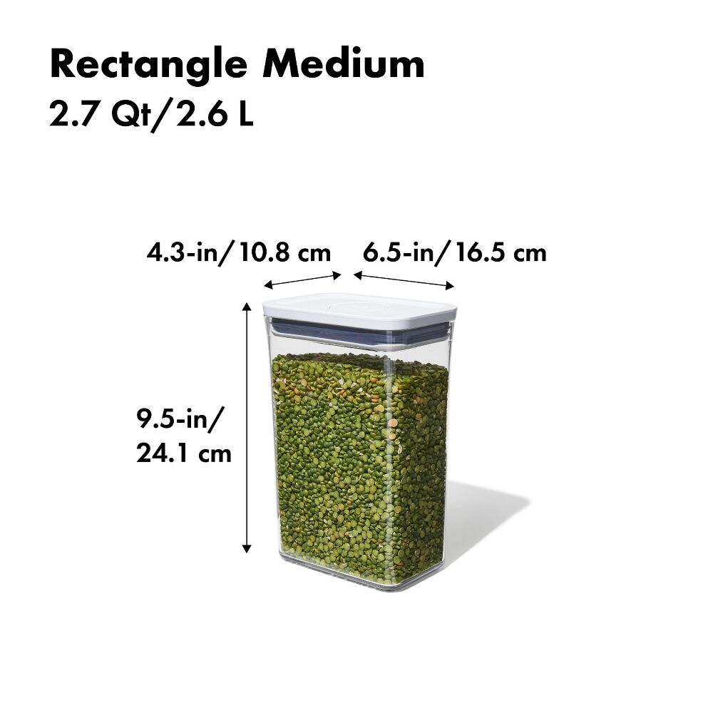 POP Container - Rectangle Medium (2.7 Qt/2.6 L) C7