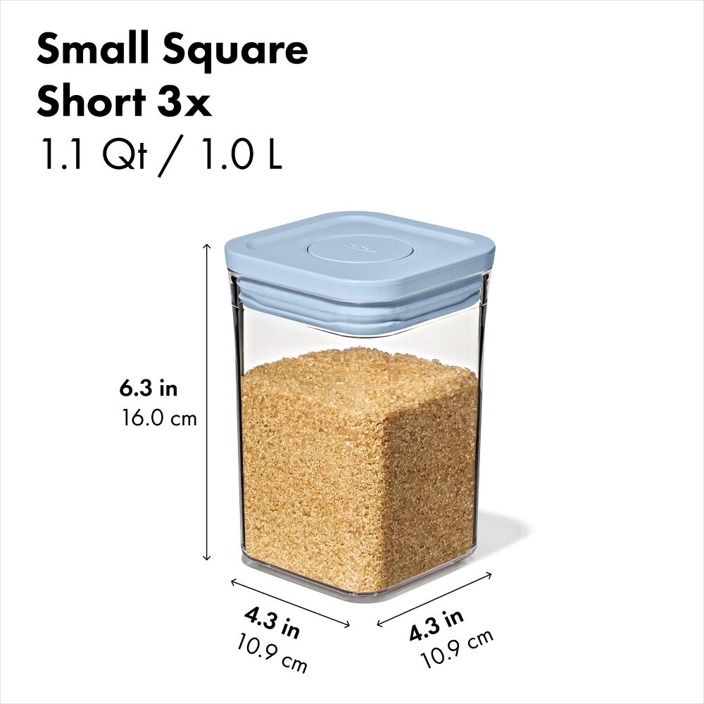 3-Piece POP Container Set with Mini Scoops M4