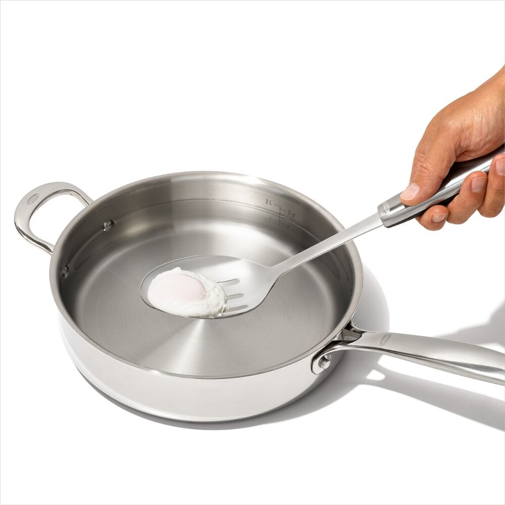 OXO Steel Slotted Cooking Spoon K1