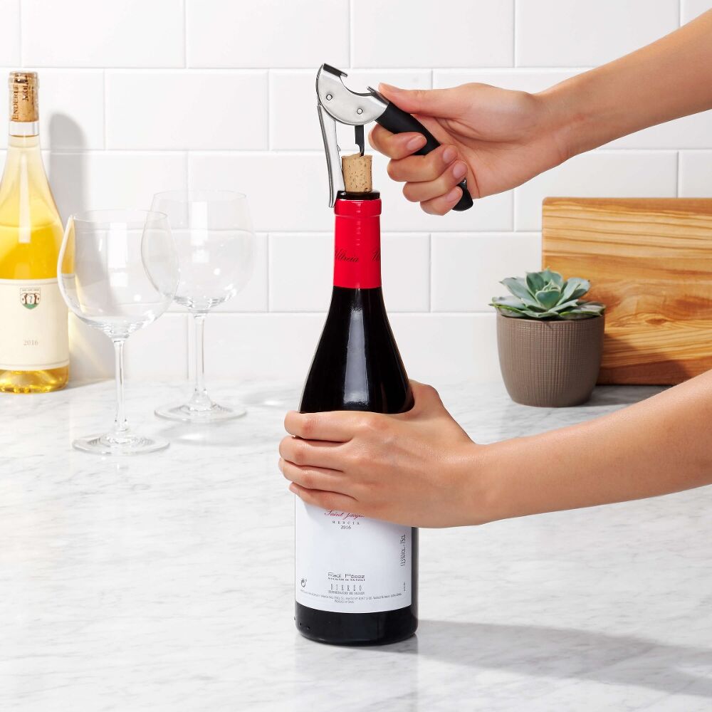 OXO Steel Double Lever Waiter's Corkscrew Z9
