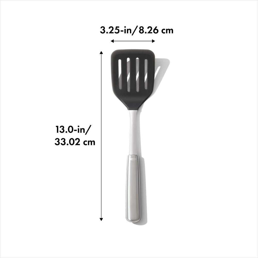 OXO Steel Silicone Flexible Turner K6