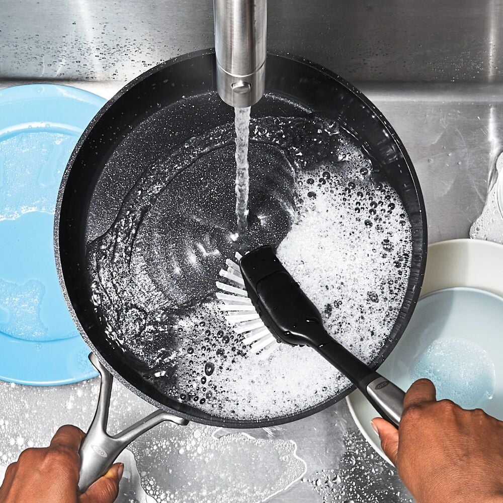 Steel Dish Brush with Replaceable Head O4