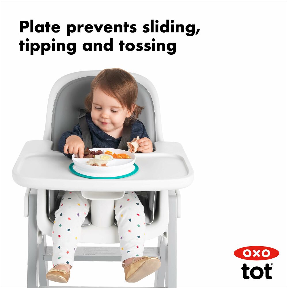 Stick & Stay Suction Divided Plate K1