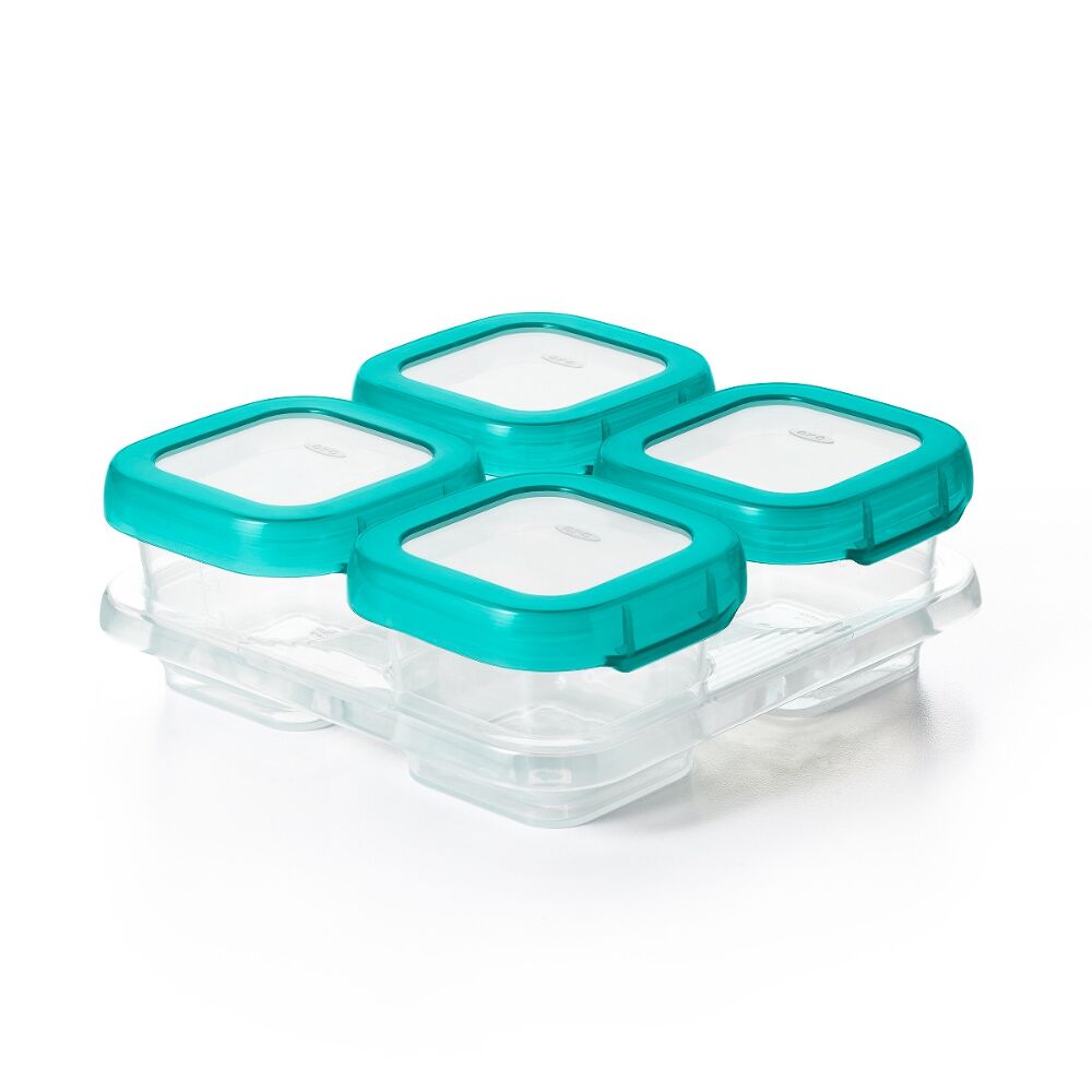 4 oz Baby Blocks™ Plastic Freezer Storage Containers T3
