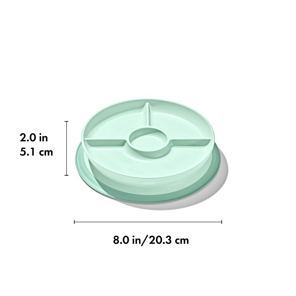 Stick & Stay Suction Divided Plate U4