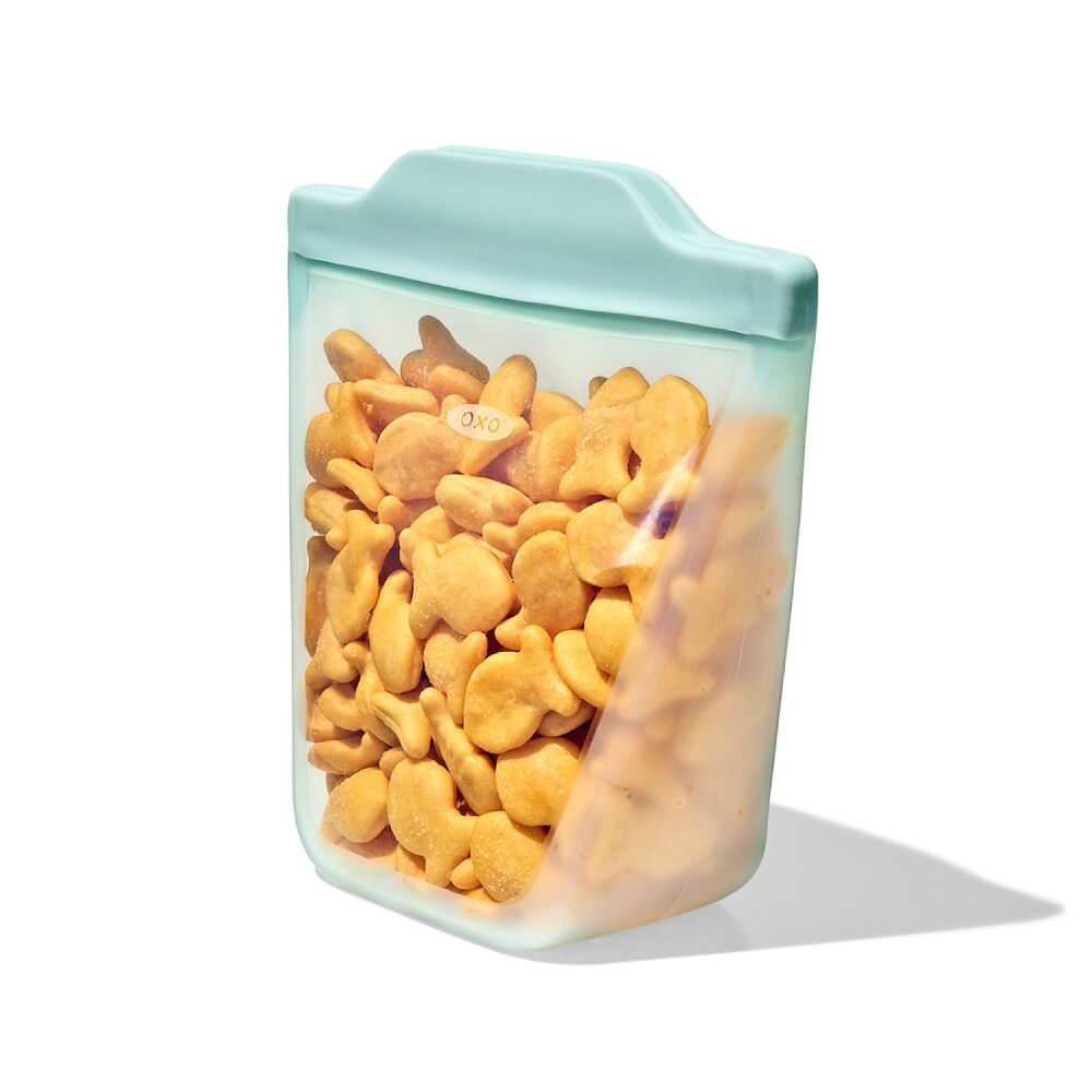 Tot Silicone Reusable Bag - 2-Piece Stand-Up Cup Set I8