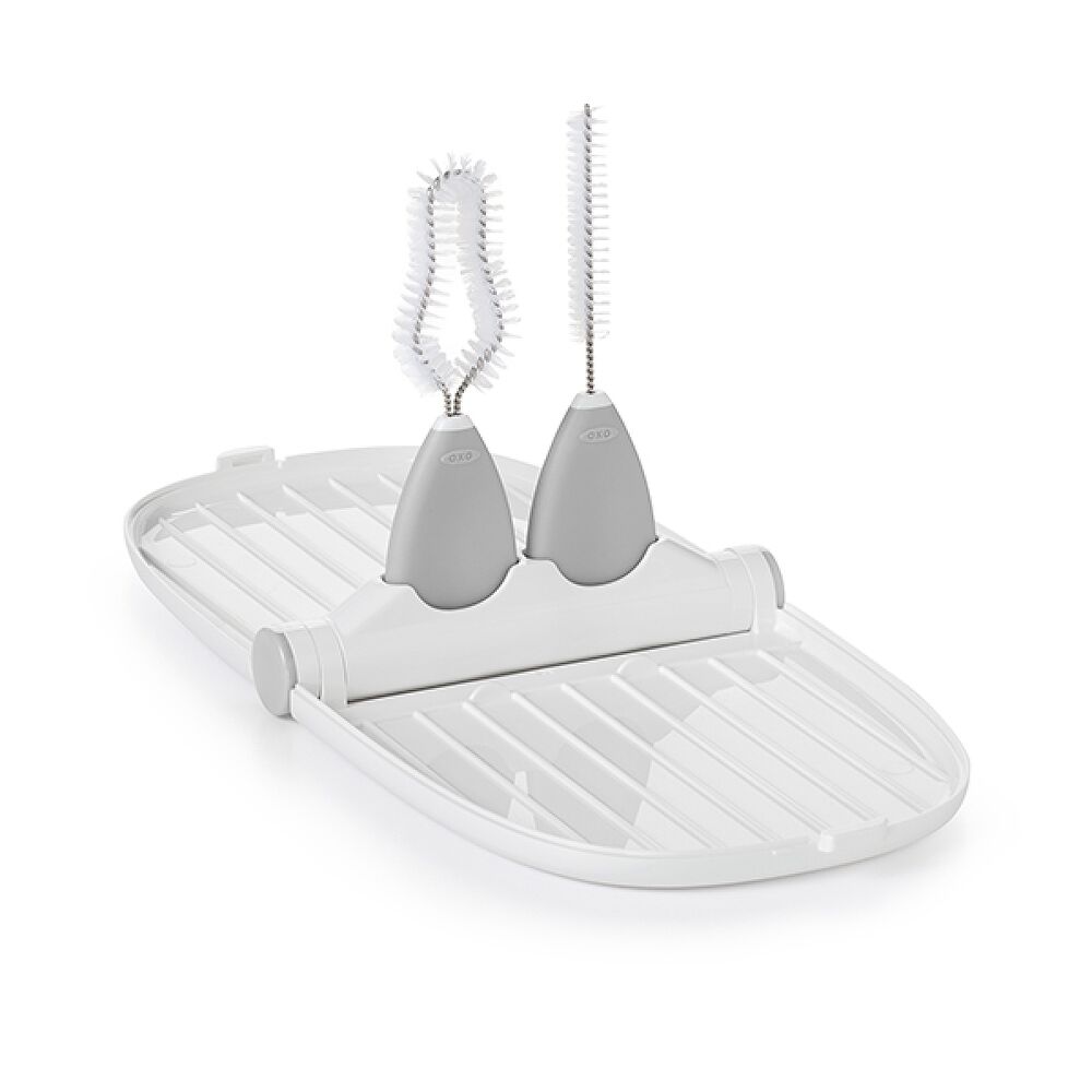 Breast Pump Parts Drying Rack with Detail Brushes E8