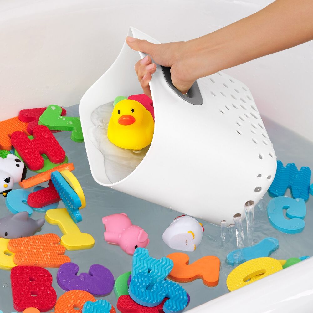 Stand Up Bath Toy Bin E1