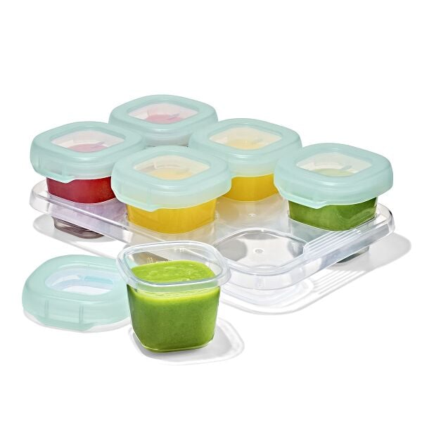 Baby Blocks Food Storage Containers (2 oz) - Opal J1
