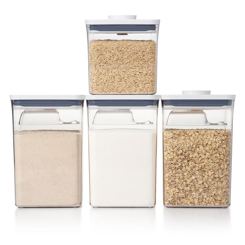 POP Container - Big Square Short (2.8 Qt.) & 6-Piece POP Container Set Bundle O1