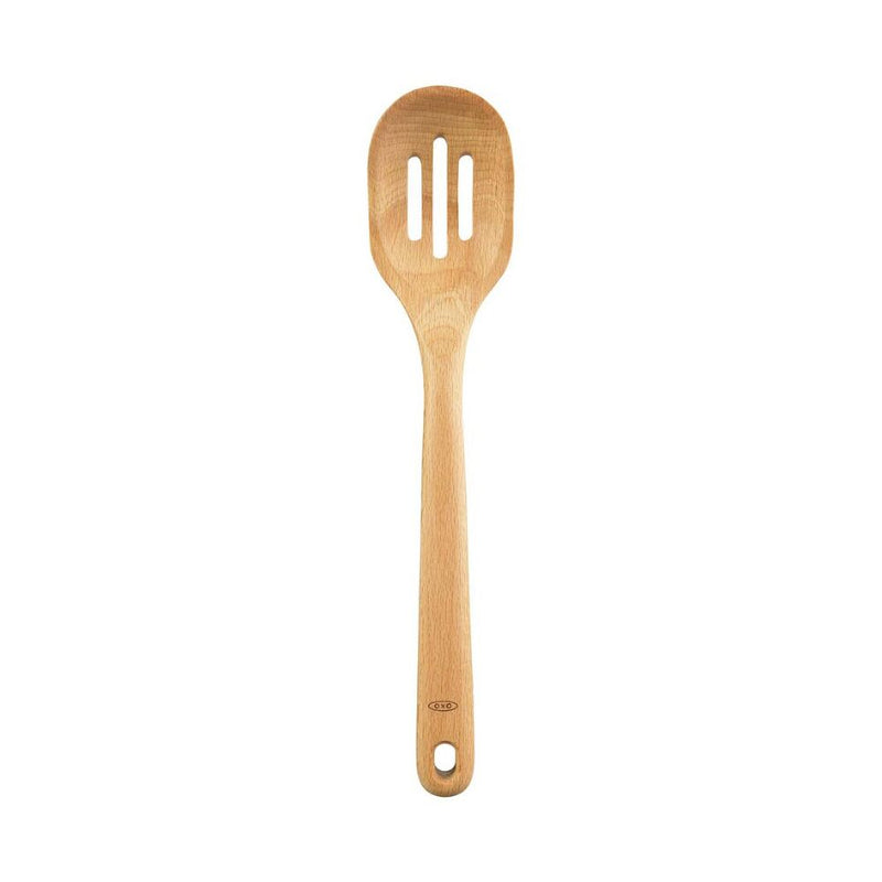 Wooden Slotted Spoon P1