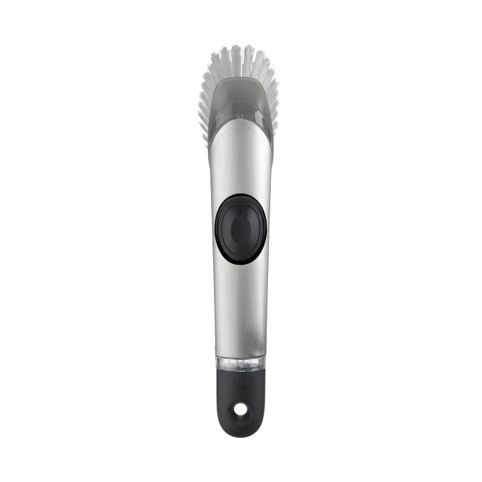 Steel Soap Dispensing Dish Brush T8
