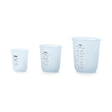 3 Piece Squeeze & Pour Silicone Measuring Cup Set X2