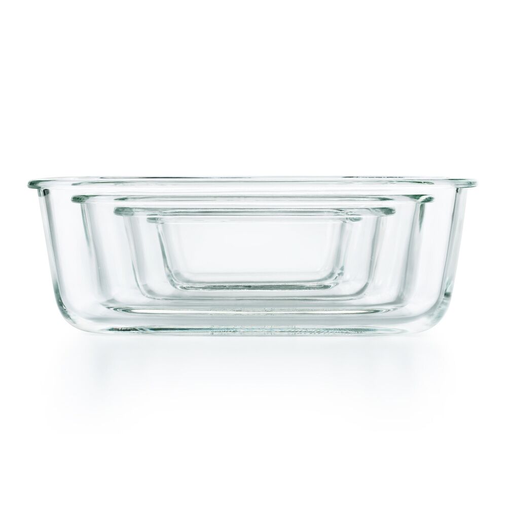 Smart Seal 3.5 Cup Glass Rectangle Container - Teal U6