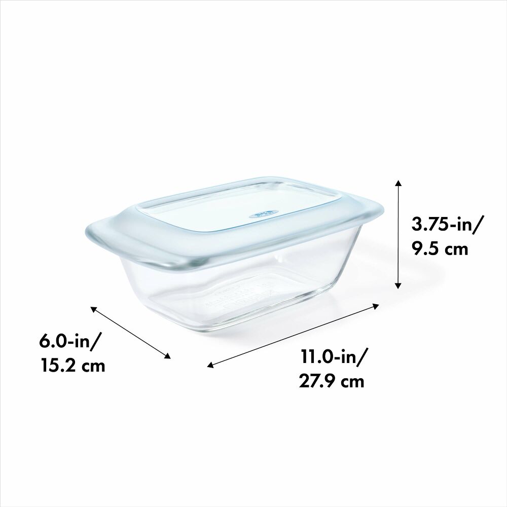 1.6 Qt Loaf Baking Dish with Lid N2