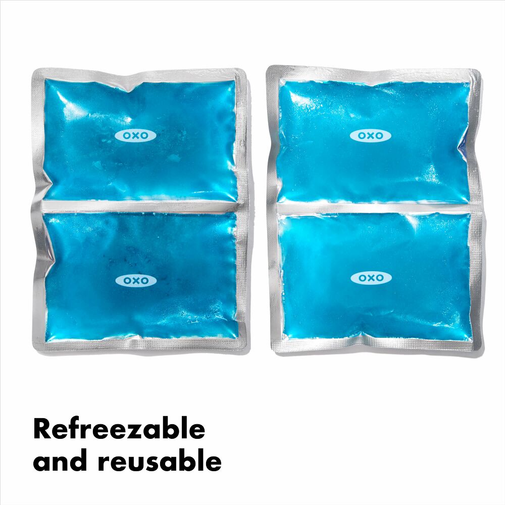 Prep & Go Reusable Ice Pack Set A4