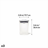 POP Round Canister 3-Piece Mini Bath Set (0.6 Qt) B5