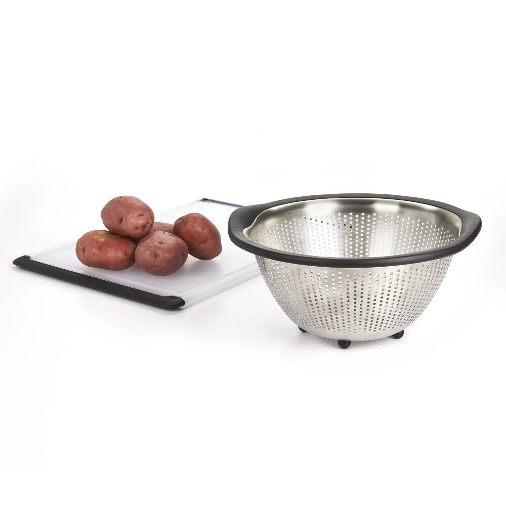 5 Quart Stainless Steel Colander D6