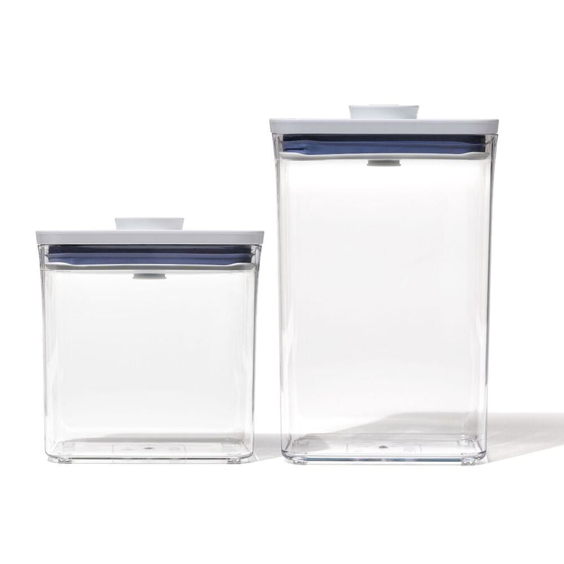 POP Container - Rectangle Medium (2.7 Qt.) & POP Container - Rectangle Short (1.7 Qt.) Bundle D4