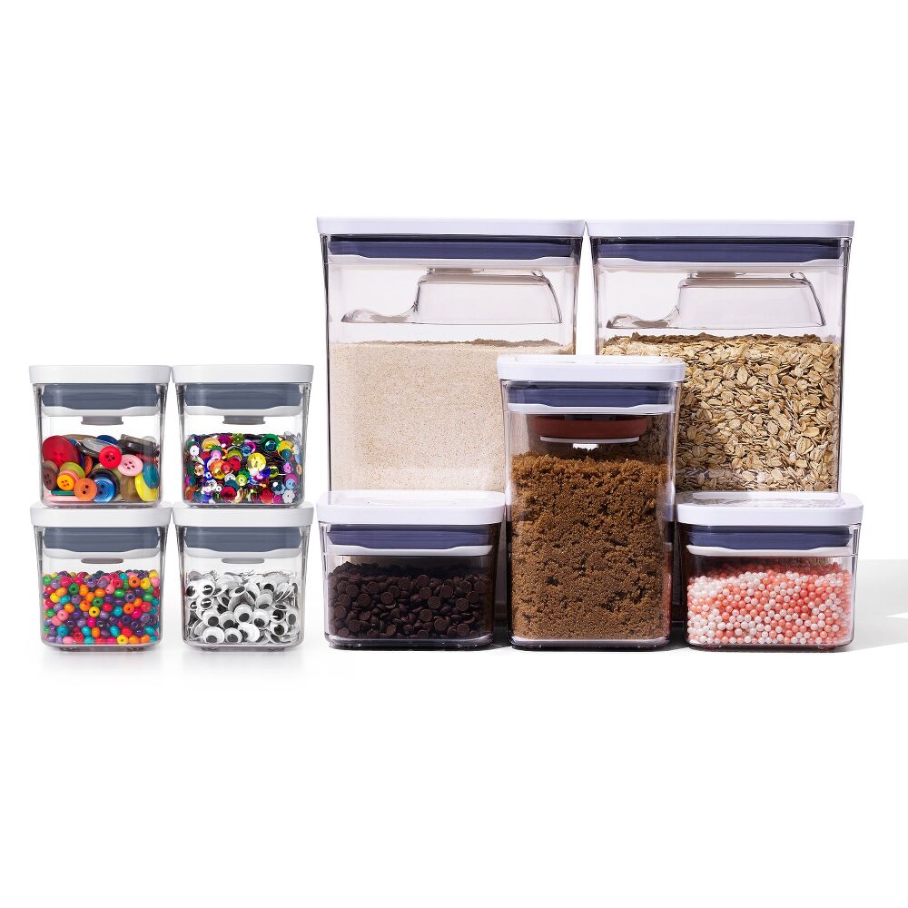 8-Piece POP Container Baking Set & POP 4-Piece Mini Container Set Bundle O6