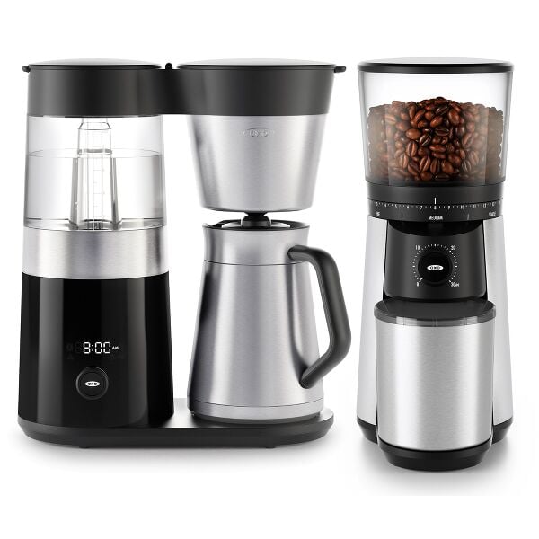 9-Cup Coffee Maker & Conical Burr Coffee Grinder Bundle O3