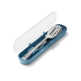 Prep & Go Stainless Steel Utensils With Case - Ocean Blue J1