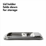 Stainless Steel Spoon Rest with Lid Holder M3