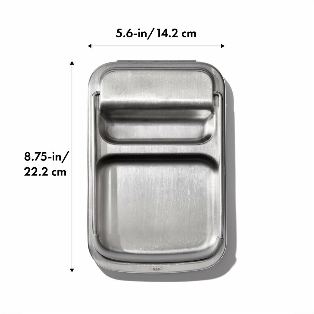 Stainless Steel Spoon Rest with Lid Holder D3