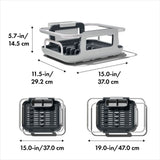 Over-the-sink Aluminum Dish Rack X0