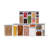 POP Large Cereal Dispenser (4.5 Qt.) & 20-Piece POP Container Set Bundle Y8
