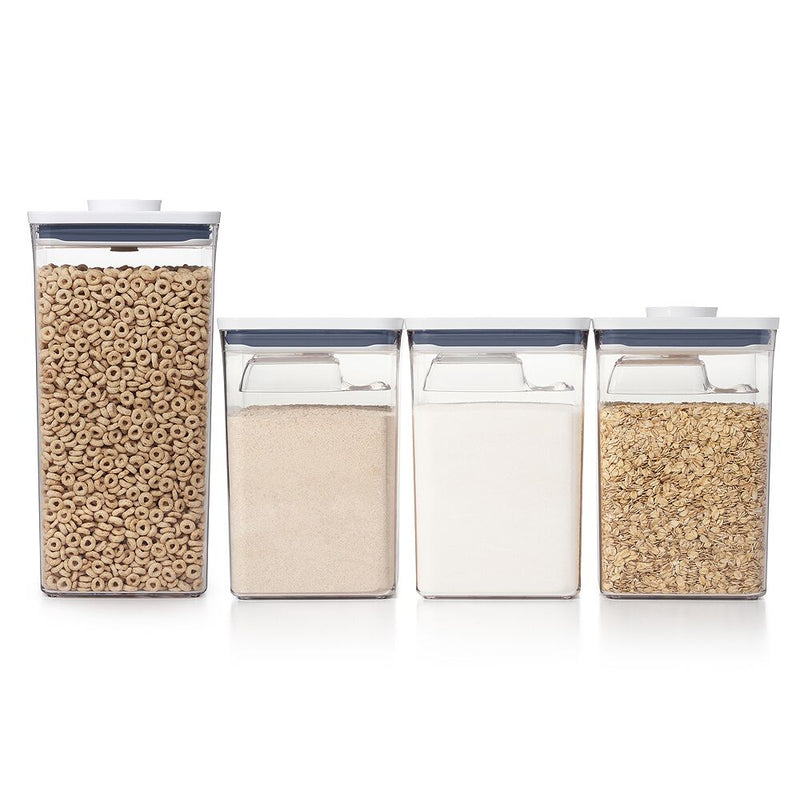 POP Container - Big Square Tall (6.0 Qt.) & 6-Piece POP Container Set Bundle W8