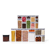 20-Piece POP Container Set & Steel Coffee POP Container (1.7 Qt) with Scoop Bundle X4