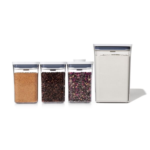 POP Container - Big Square Medium (4.4 Qt.) & 3-Piece POP Container Value Set Bundle E0