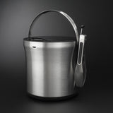 Steel Ice Bucket & Tong Set B8