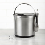 Steel Ice Bucket & Tong Set B8