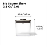 POP Container - Big Square Short (2.8 Qt/2.6 L) H1