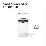 POP Container - Small Square Short (1.1 Qt/1.0 L) L7