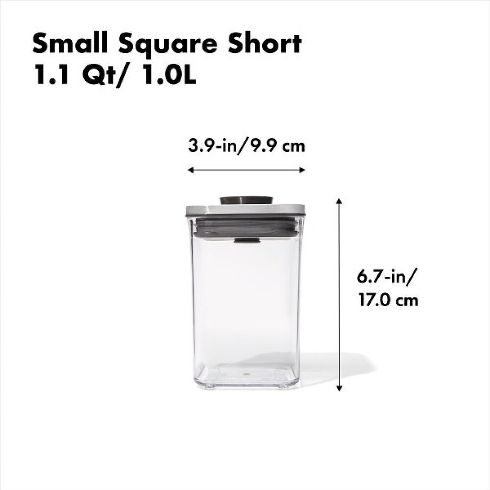POP Container - Small Square Short (1.1 Qt/1.0 L) L7