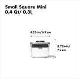 POP Container - Small Square Mini (0.4 Qt.) H7