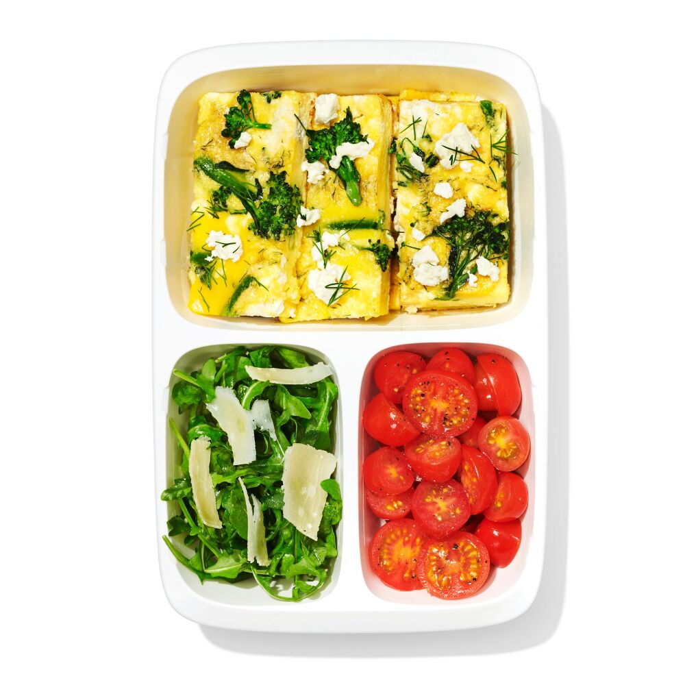 Prep & Go 4.1-Cup Divided Container - Ocean Blue G4
