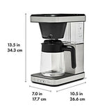 8-Cup Coffee Maker with Podless Single-Serve Function and Glass Carafe N5